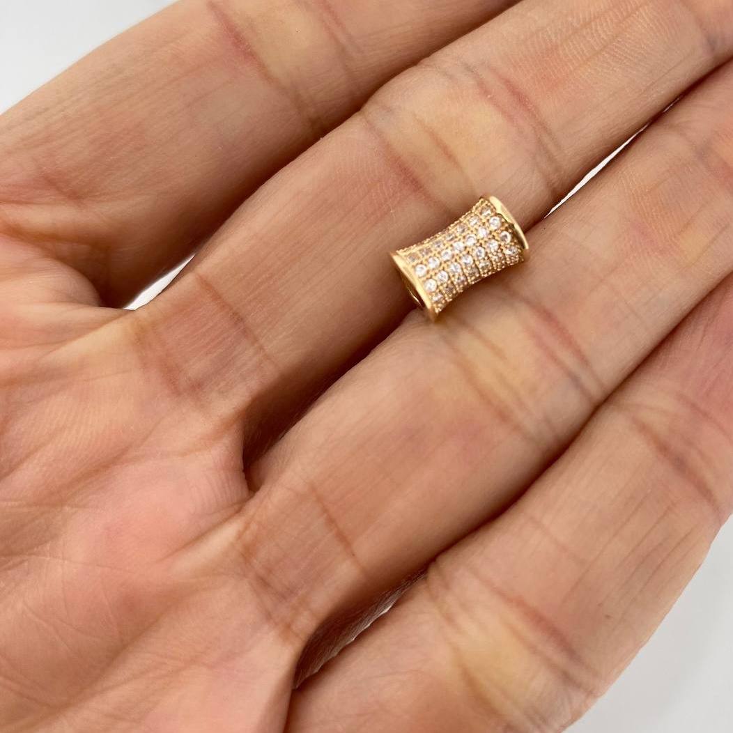 Herraje Cilindro Convano 1.55g / 1cm Oro Amarillo 18K