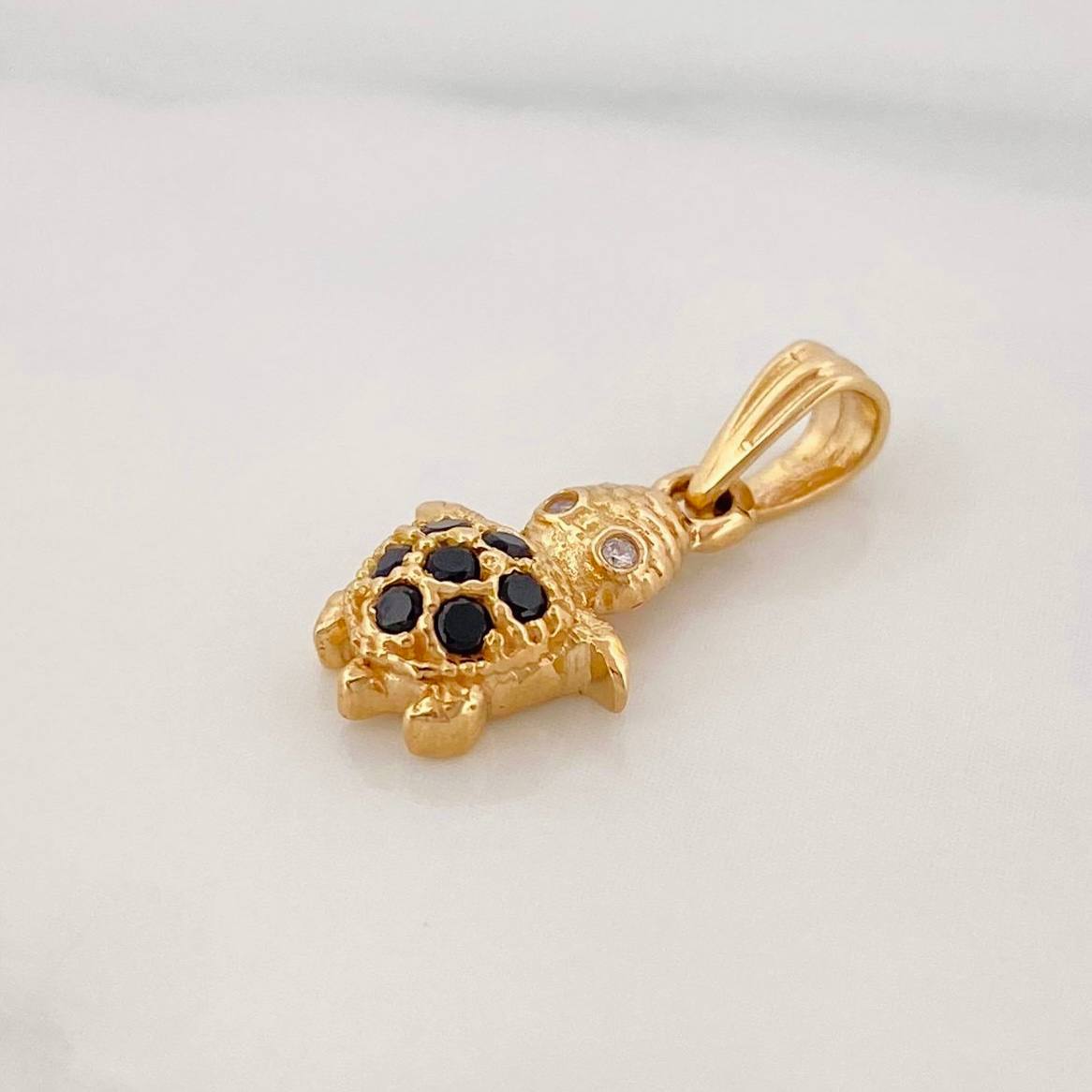 Dije Tortuga 1.45g / 1.5cm Oro Amarillo 18K