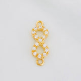Herraje Infinito 0.85g / 1.7cm Oro Amarillo 18K