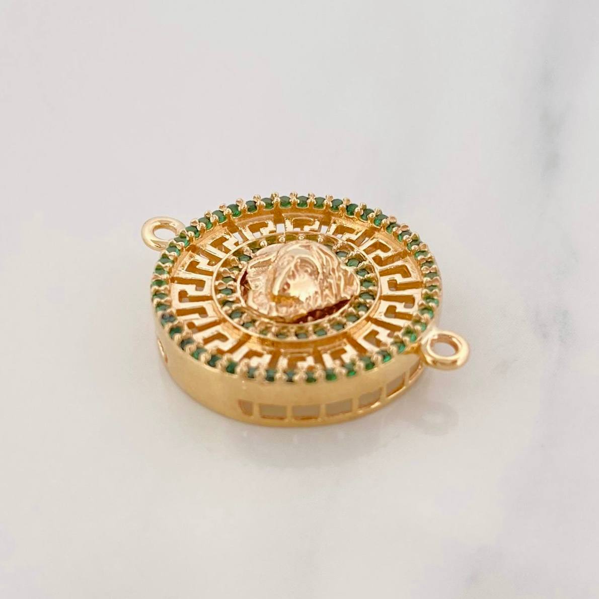 Herraje Medusa 3.45g / 2.4cm Oro Amarillo 18K