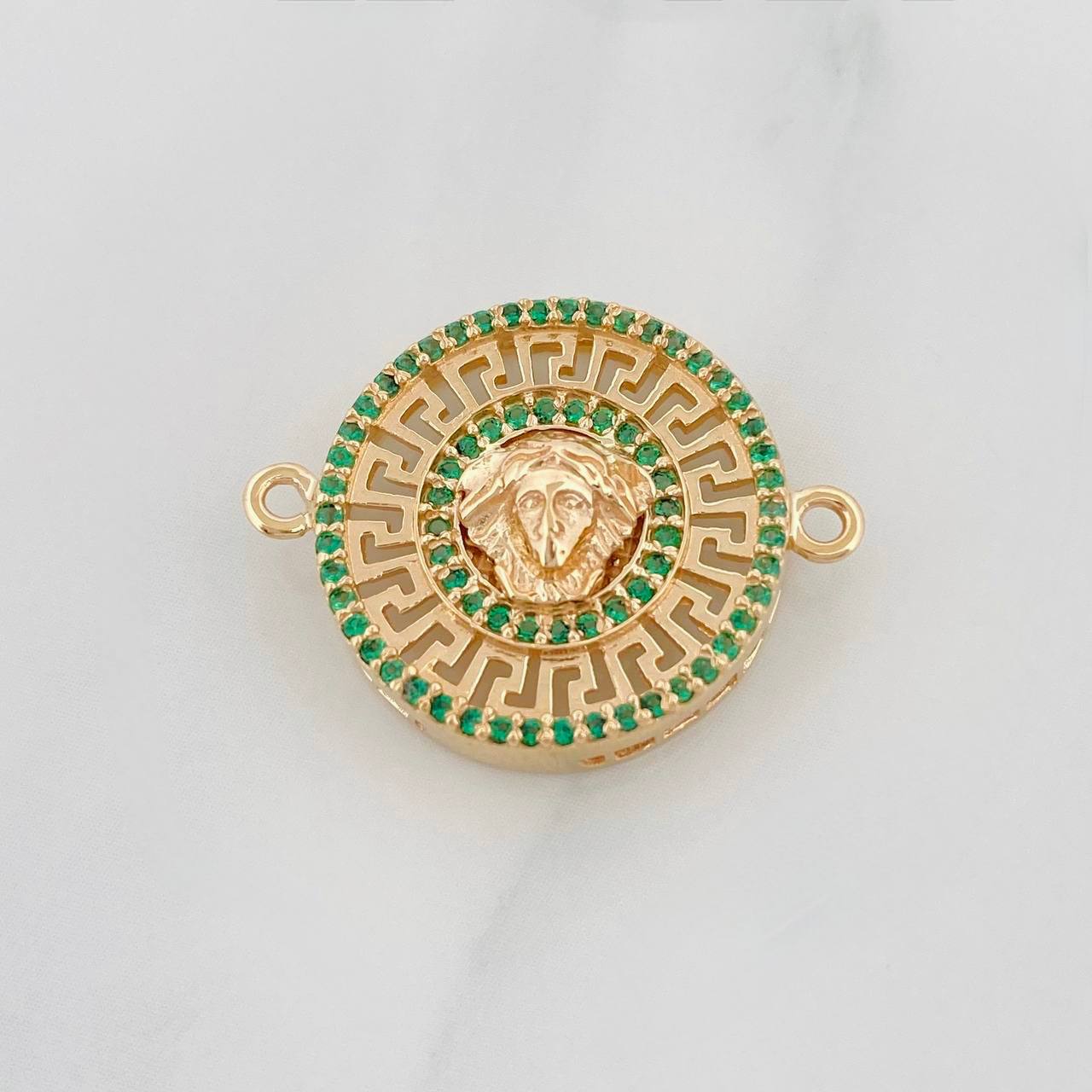 Herraje Medusa 3.45g / 2.4cm Oro Amarillo 18K