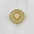 Herraje Medusa 3.45g / 2.4cm Oro Amarillo 18K