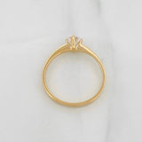 Anillo Solitario 2.25g / T7 3/4 Oro Amarillo 18K