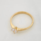 Anillo Solitario 2.25g / T7 3/4 Oro Amarillo 18K