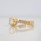 Anillo Halo Churumbela 3.6g / T6 1/2 Oro Amarillo 18K