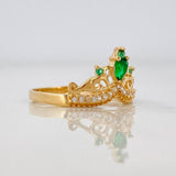 Anillo Corona 2.05g / T7 1/4 Oro Amarillo 18K