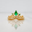 Anillo Corona 2.05g / T7 1/4 Oro Amarillo 18K