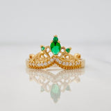 Anillo Corona 2.05g / T7 1/4 Oro Amarillo 18K