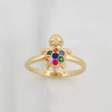 Anillo Tortuga 2.75g / T6 Oro Amarillo 18K