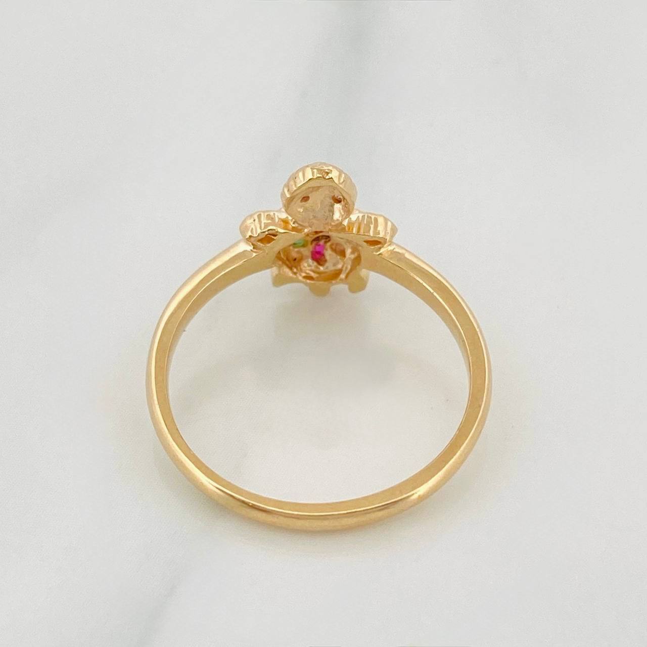 Anillo Tortuga 2.75g / T6 Oro Amarillo 18K