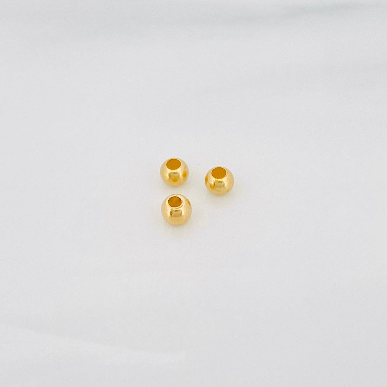 Bola Lisa 3mm Oro Amarillo 18K