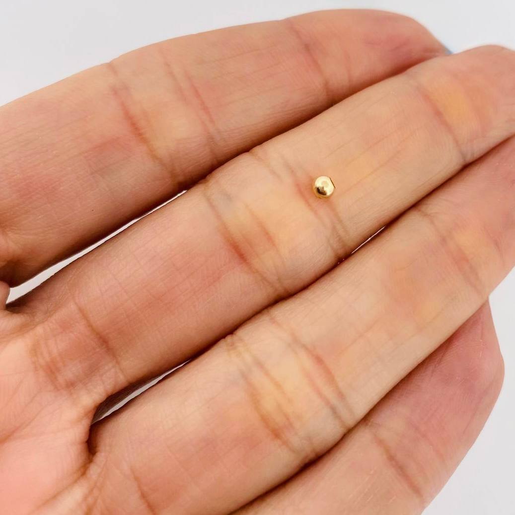 Bola Lisa 3mm Oro Amarillo 18K