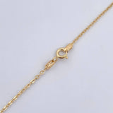 Cadena Aro Seguido Trebol 2.95gr / 45cm / Oro 18K $