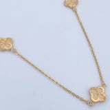 Cadena Aro Seguido Trebol 4.75gr / 47.5cm / Oro 18K $
