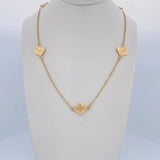 Cadena Aro Seguido Trebol 4.95gr / 47.5cm / Oro 18K $