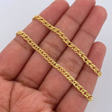 Cadena Garibaldi 4.95gr / 59.4cm / +3 Oro 18K $