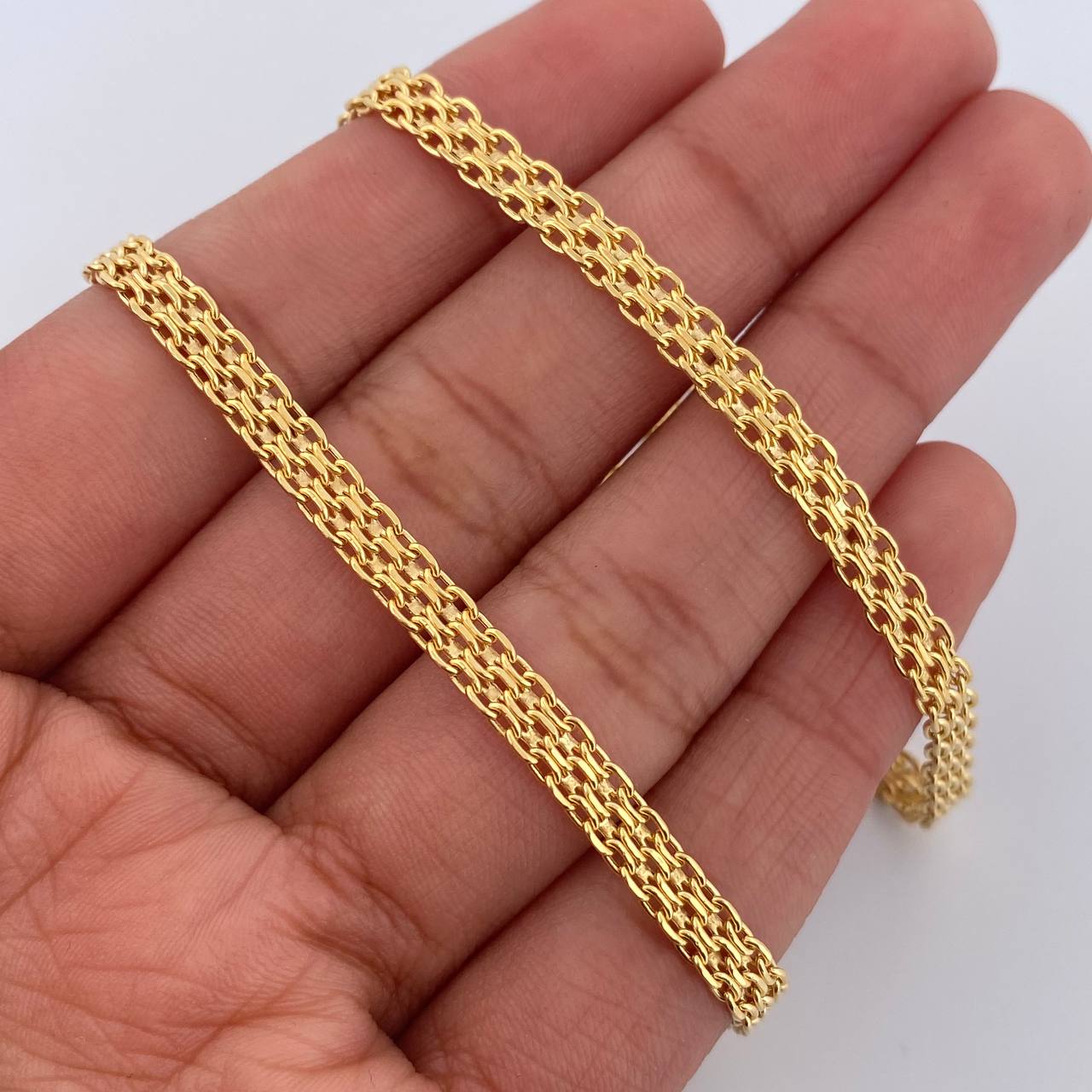 Cadena China 4.8gr / 50.3cm / +1 Oro 18K $