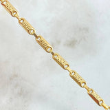 Cadena Rustica Tribal 16gr / 50cm / Oro 18K