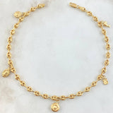 Tobillera GC Dijes 5.1gr / 25cm / Oro 18K