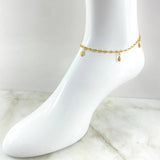 Tobillera GC Dijes 4.45gr / 25cm / Oro 18K