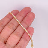 Pulso Tenis 4.2g / 17.6cm / 1.8mm Oro Amarillo 18K