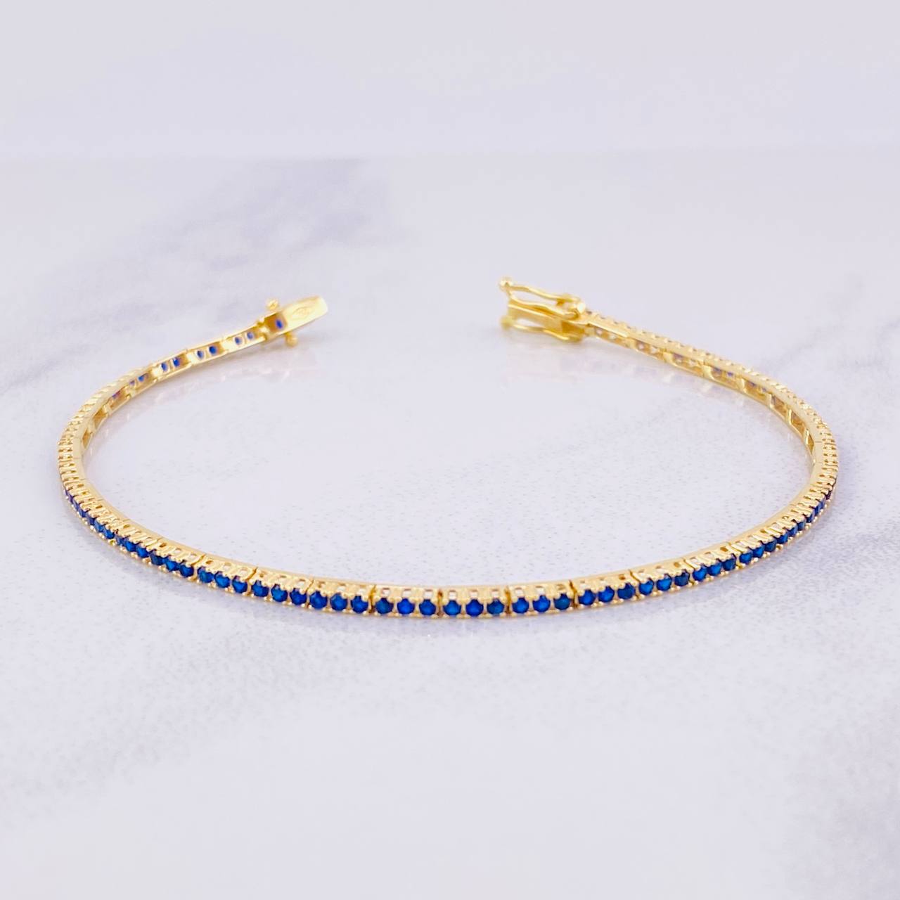 Pulso Tenis 3.65g / 16.6cm / 1.8mm Oro Amarillo 18K