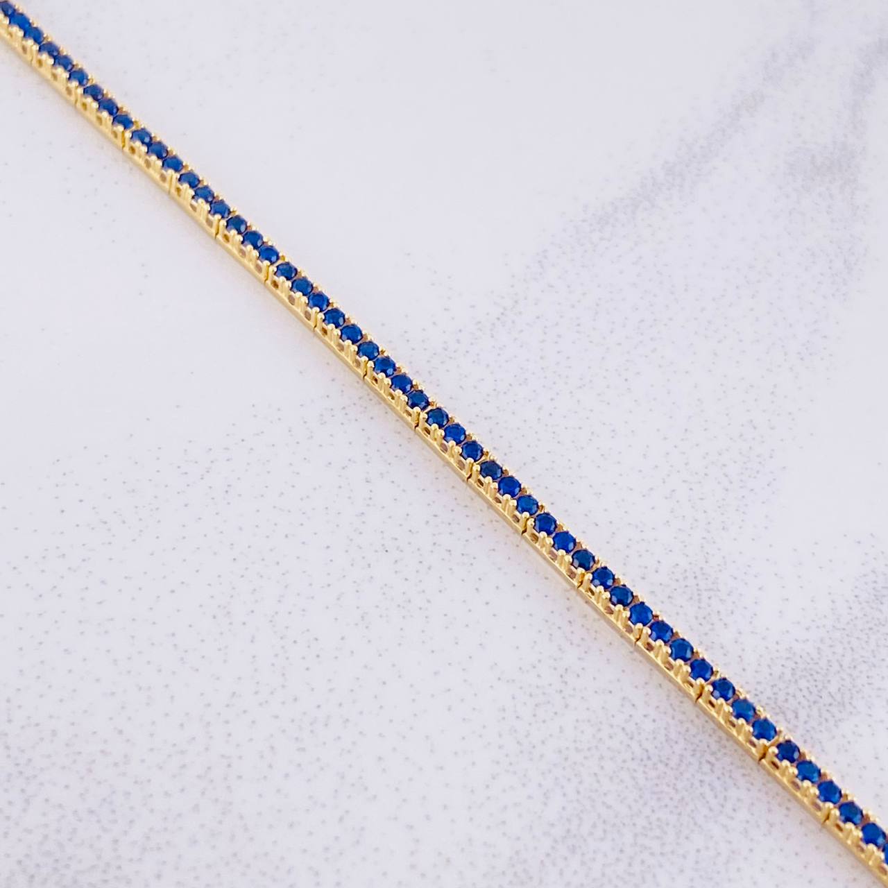 Pulso Tenis 3.65g / 16.6cm / 1.8mm Oro Amarillo 18K