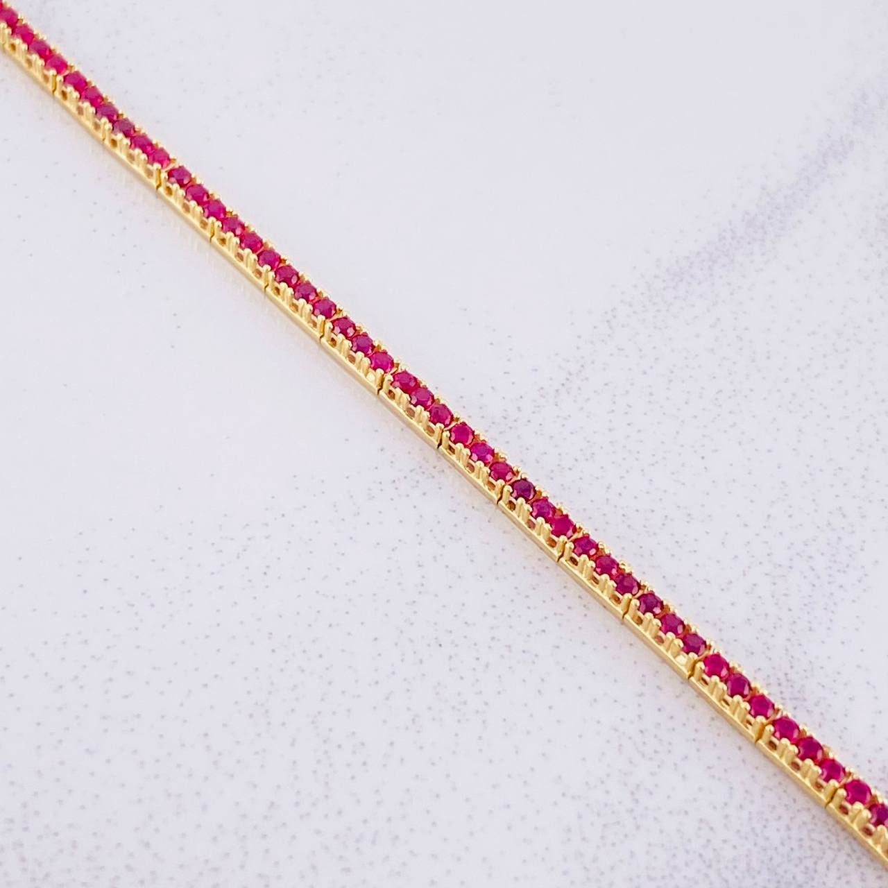 Pulso Tenis 3.9g / 17.6cm / 1.8mm Oro Amarillo 18K