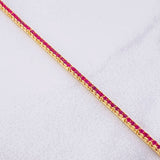 Pulso Tenis 3.9g / 17.6cm / 1.8mm Oro Amarillo 18K