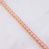 Pulso Tenis 11g / 16.4cm / 3.3mm Oro Rosa 18K