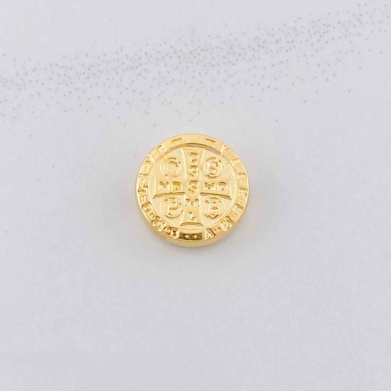 Herraje San Benito 0.85g / 1.3cm Oro Amarillo 18K
