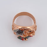 Anillo Pato Millonario Inspirado 11.6gr / T10 3/4 / Oro 18K &