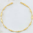 Pulso Oval Ojiva 3.4gr / 21.5cm / Oro Amarillo 18K *