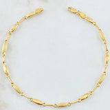 Pulso Oval Ojiva 3.4gr / 21.5cm / Oro Amarillo 18K *