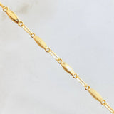 Pulso Oval Ojiva 3.4gr / 21.5cm / Oro Amarillo 18K *