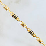 Pulso Rustico Cilindro  4.65gr / 18cm / Oro Amarillo 18K *