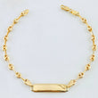 Pulso Bebé GC Placa 2.25gr / 15.5cm / Oro Amarillo 18K ©