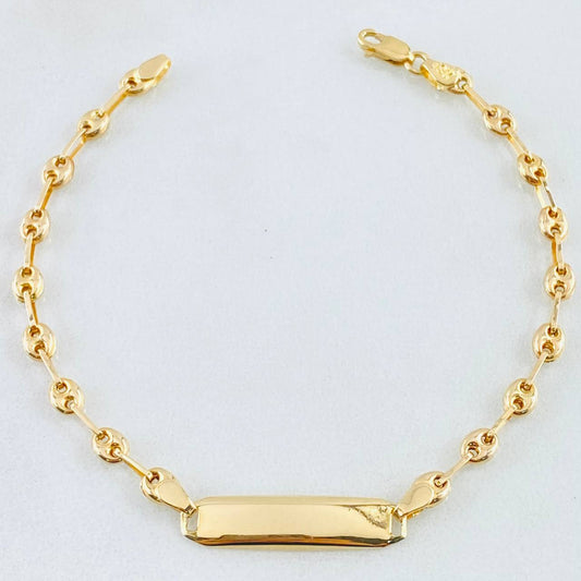 Pulso Bebé GC Placa 2.25gr / 15.5cm / Oro Amarillo 18K ©