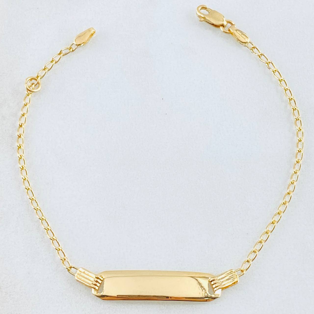 Pulso Bebé Espiga 1.65gr / 14cm-15.5cm / Oro Amarillo 18K