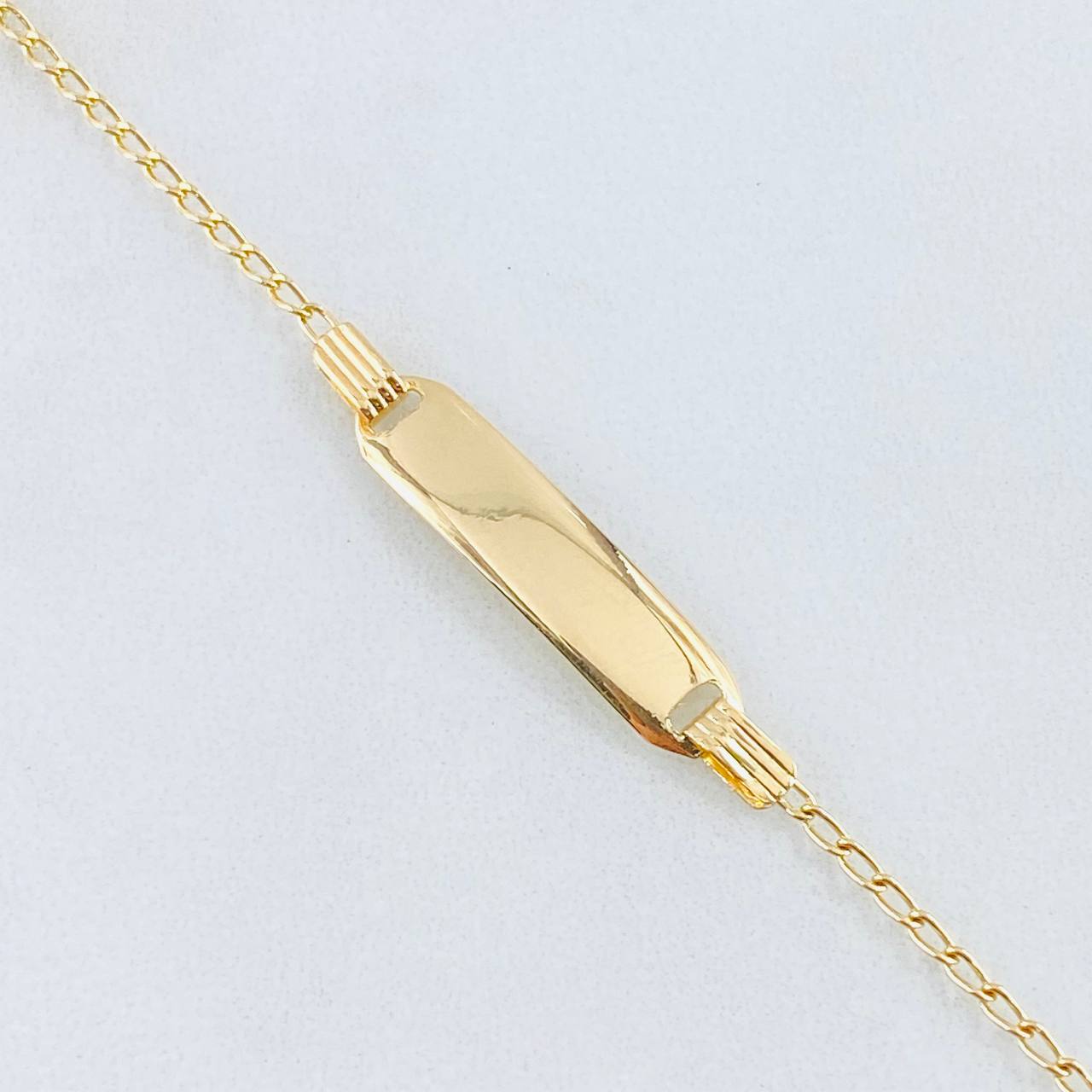 Pulso Bebé Espiga 1.65gr / 14cm-15.5cm / Oro Amarillo 18K