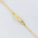 Pulso Bebé Espiga 1.25gr / 16.5cm / Oro Amarillo 18K