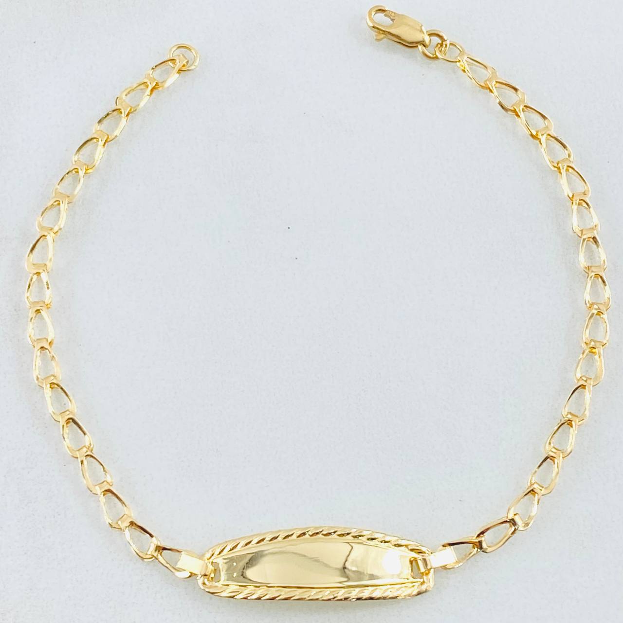 Pulso Bebé Espiga 1.35gr / 16cm / Oro Amarillo 18K