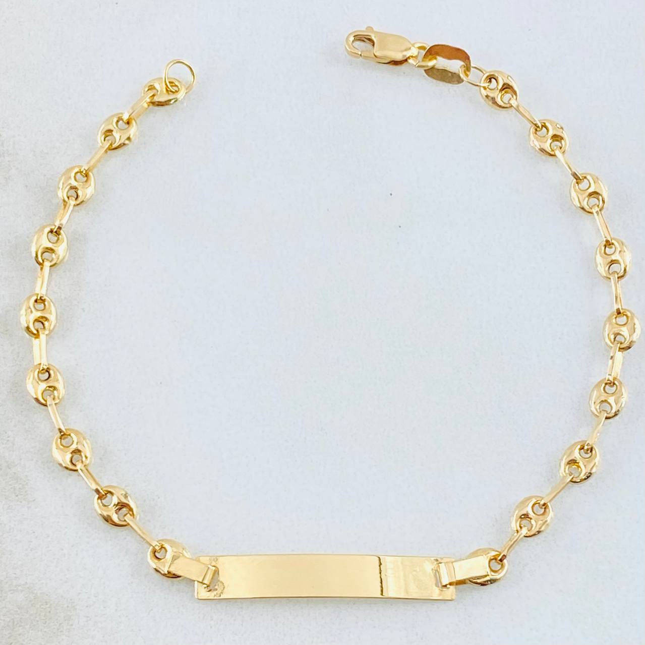 Pulso Bebé GC Placa 1.85gr / 15.5cm / Oro Amarillo 18K ©
