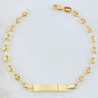 Pulso Bebé GC Placa 1.85gr / 15.5cm / Oro Amarillo 18K ©