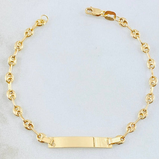 Pulso Bebé GC Placa 1.85gr / 15.5cm / Oro Amarillo 18K ©