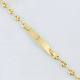 Pulso Bebé GC Placa 1.85gr / 15.5cm / Oro Amarillo 18K ©