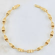 Pulso Rústico 5.15gr / 21.5cm / Oro Amarillo 18K