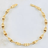 Pulso Rústico 5.15gr / 21.5cm / Oro Amarillo 18K