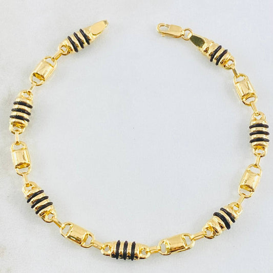 Pulso Rústico 5gr / 19.5cm / Oro Amarillo 18K