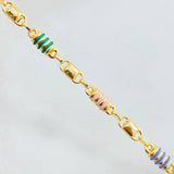 Pulso Rústico 4.9gr / 19cm / Oro Amarillo 18K